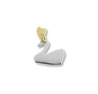 Charm Dodo Mariani ANIMALETTI ARIA in Argento A100K- CIGNO - A100K- CIGNO